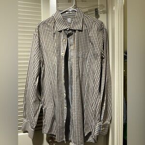Men’s XL 100% cotton Peter Miller dress shirt, button down.